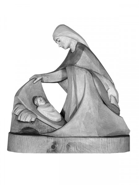 Maria mit Kind stilisiert