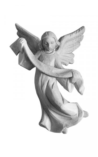 Engel mit ausgebreitenden Spruchband