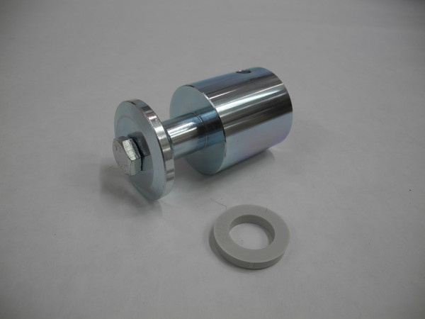 Aufnahmedorn M33 mit Flansch, Schraube M10, Reduzierhülsen