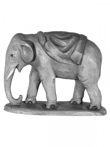 Elefant schreitend