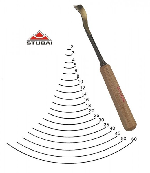 Stubai Standard - Stich 6 - verkehrt gekröpfte Form scharf