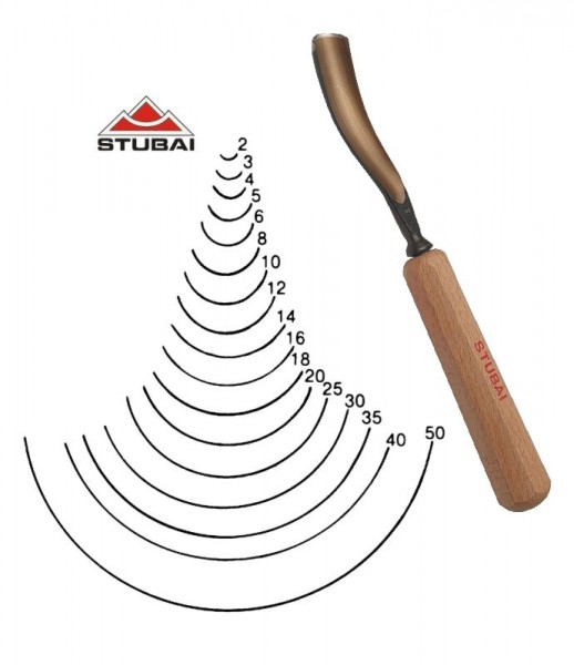 Stubai Standard - Stich 9 - längsgekröpfte Form scharf