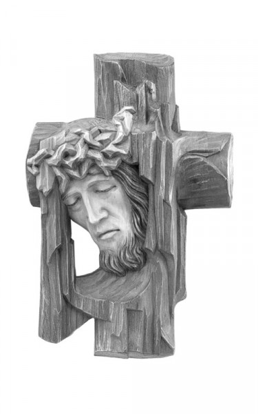 Christuskopf-Relief 2