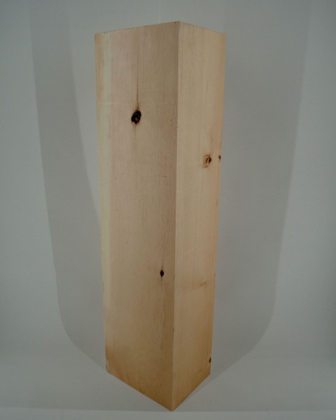 Holzzuschnitt für Figuren 60 x 16 x 12 cm