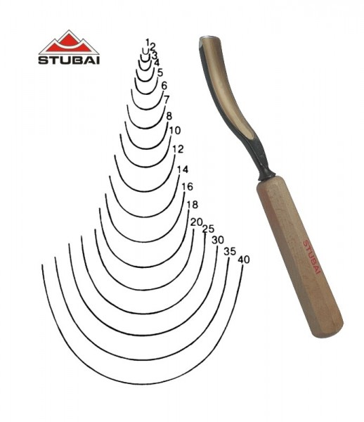 Stubai Standard - Stich 11 - längsgekröpfte Form scharf
