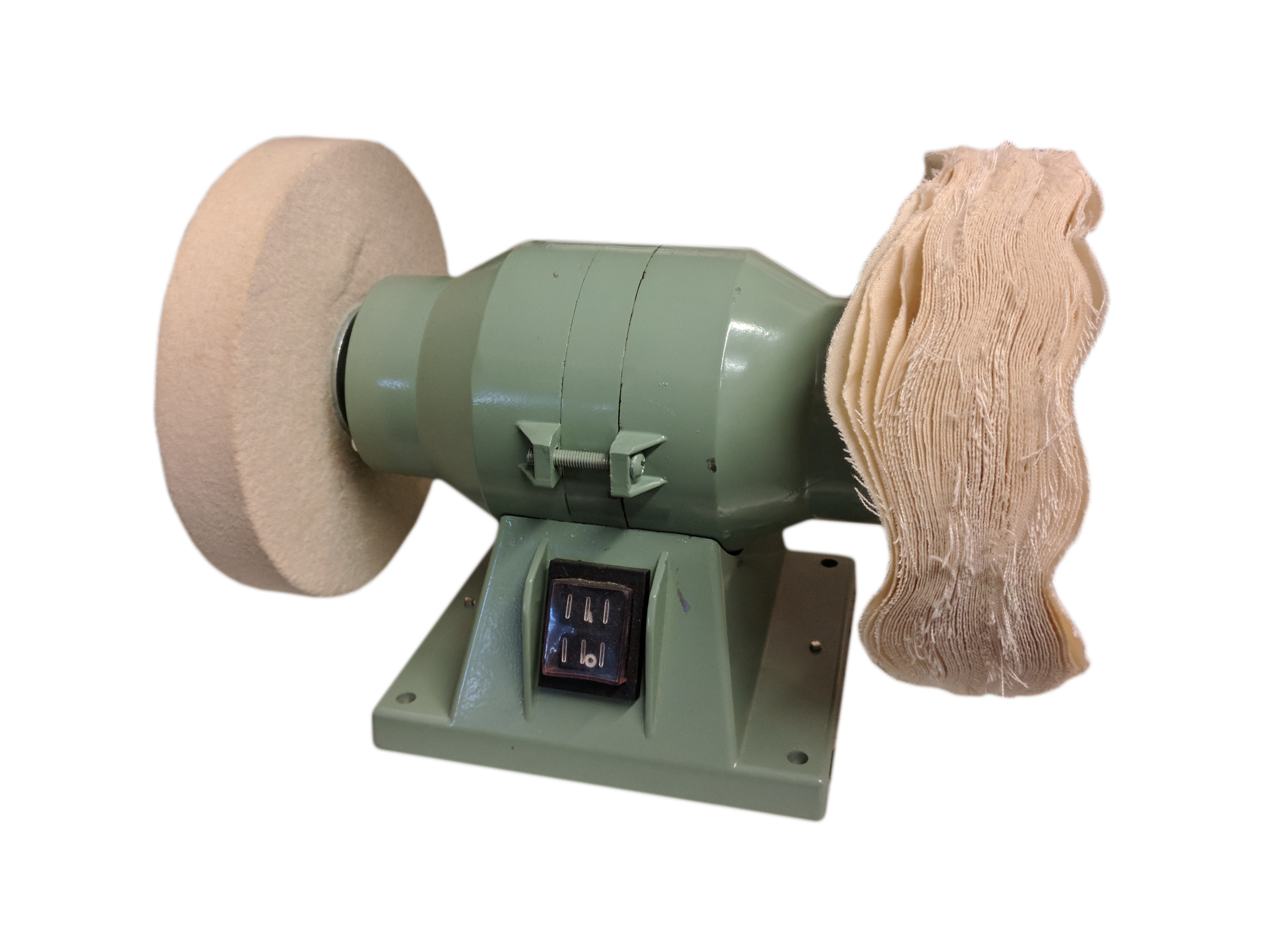 Produktbild von 12 Stück Wollfilz-Polierscheiben Für Rotationswerkzeuge – 2,35 Mm Schaft, 42 Mm Länge, Für Gravur, Metall & Glas, In Box