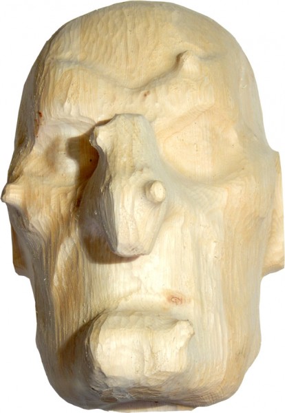 Hexenmaske, 30 x 26 x 20 cm