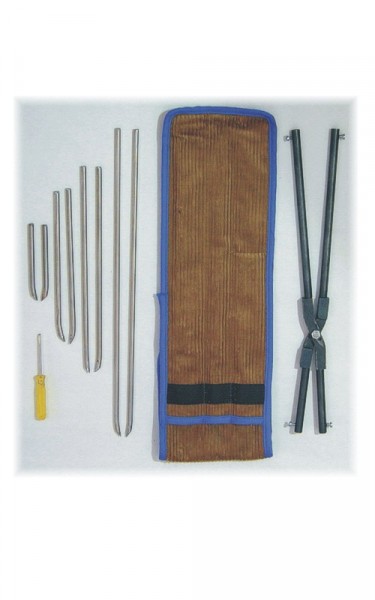 Vergrößerungszirkel mit Tasche und Zubehör
