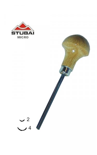 Stubai Micro Schnitzeisen Stich 9 – gerade Form