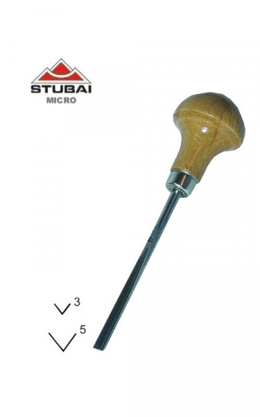 Stubai Micro Schnitzeisen Stich 39 - gerade Form