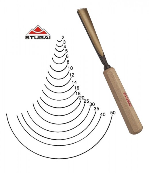 Stubai Standard - Stich 9 / 03 mm - gerade Form scharf