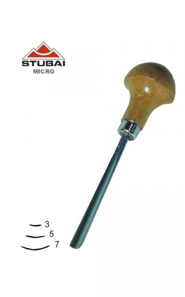 Stubai Micro Schnitzeisen Stich 5 – gerade Form